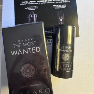 NEW Azzaro The Most Wanted Fragrance AND Deodorant